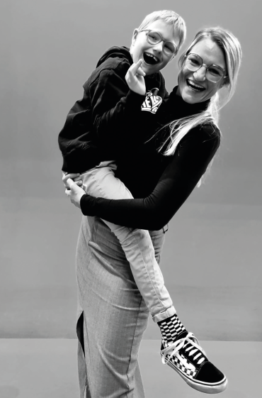 Lenka Hajgajda se synem Foto: Bohumila Čiháková/www.denik.cz Lenka Hajgajda se synem