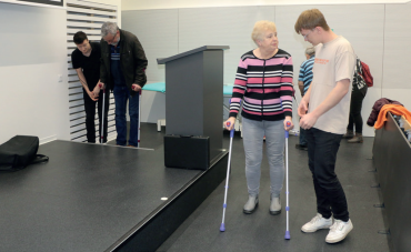 Obr. 1 Škola chůze v&nbsp;rámci Pacientské akademie