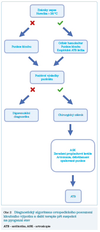 Obr. 2 Diagnostický algoritmus ortopedického posouzení